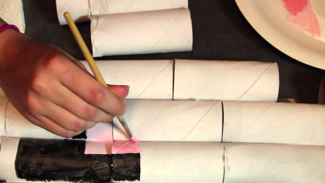 8 bit Wall Art out of Toilet Paper Rolls! - DIY GEEKY GOODIES
