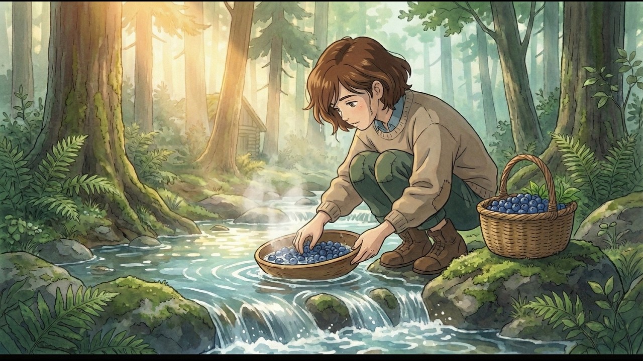 Living Alone in the Forest | Ghibli-Inspired ASMR | Slow-Living Moments