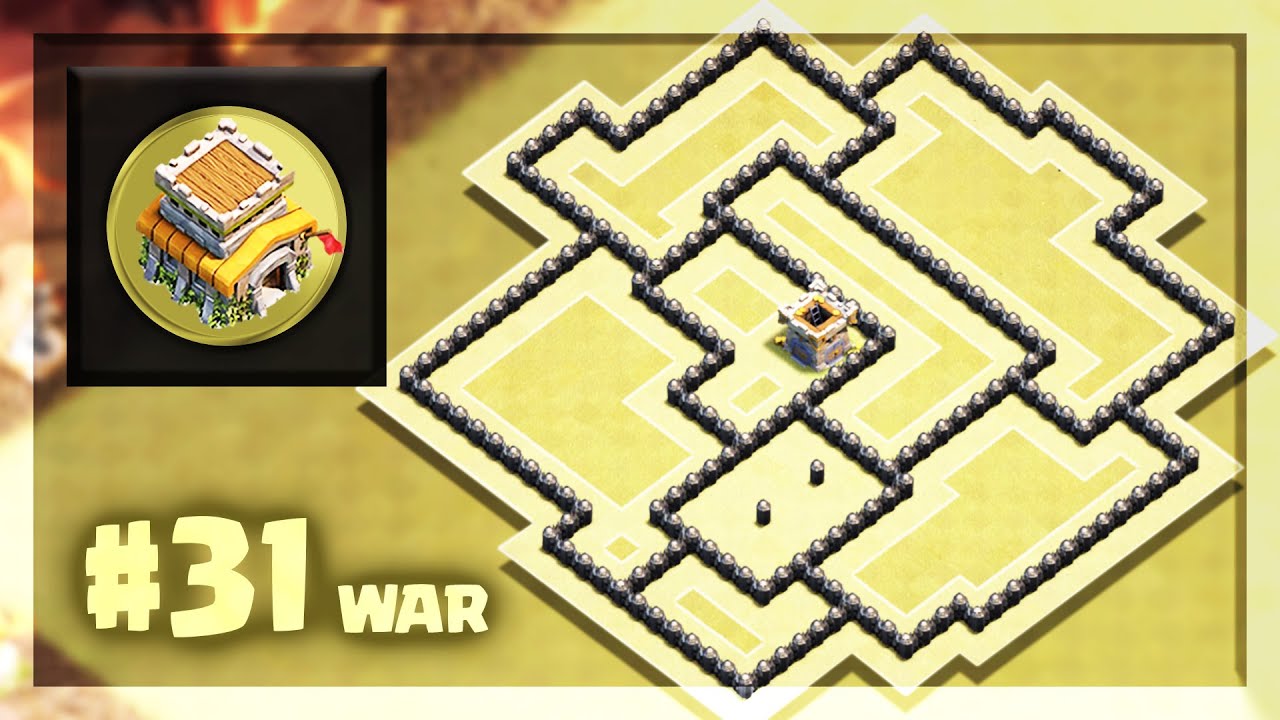 TH8 Base #31 - War (+Replays +Link)
