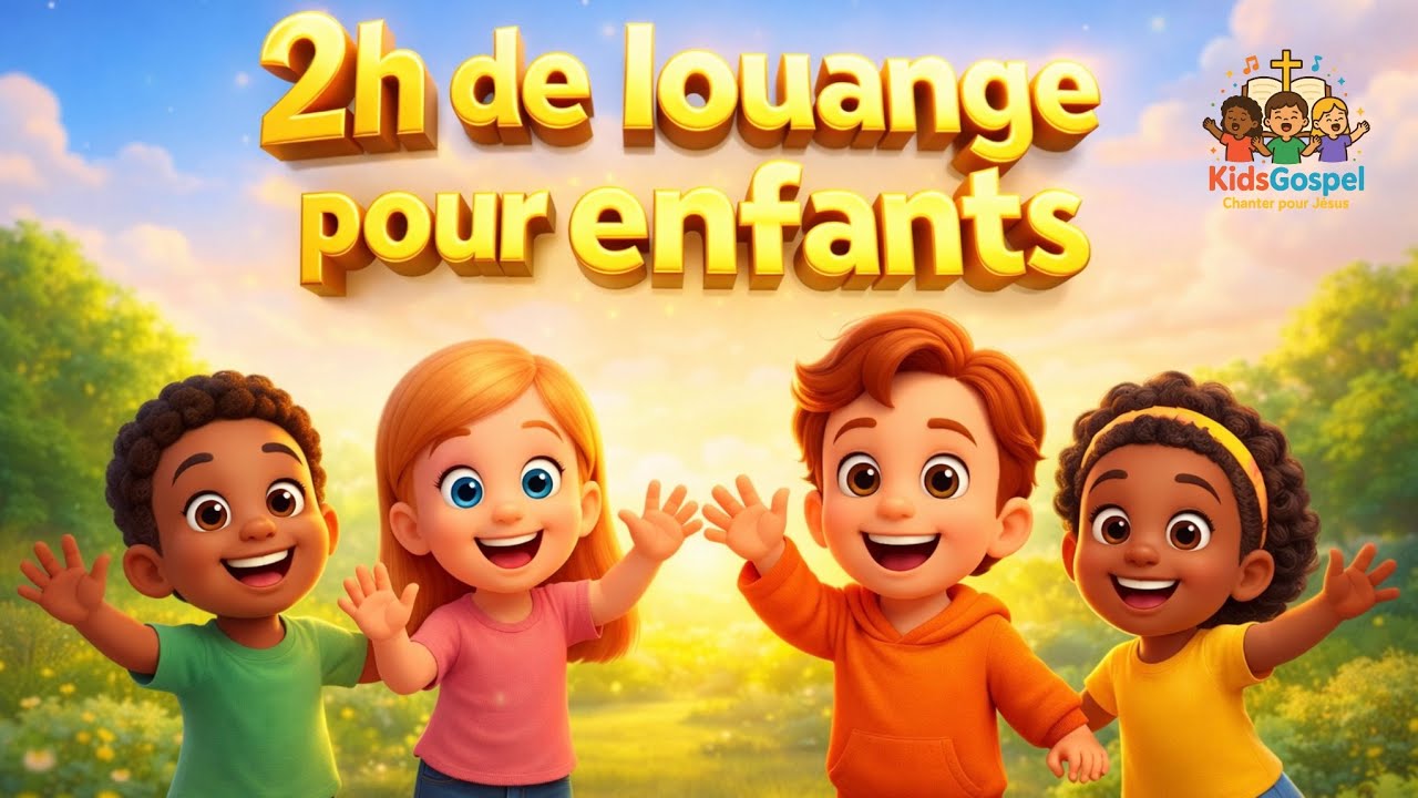 🎶 Medley 2 Heures de Louange pour Enfants 🙏 adoration