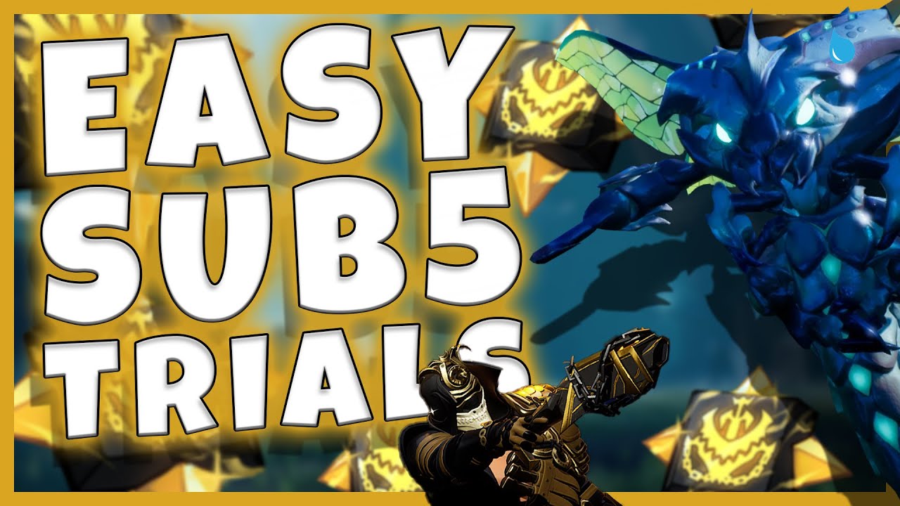 Dauntless Rezakiri trials - EASIEST sub 5 build and guide