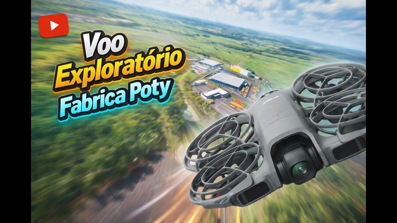 Voo Panorâmico com DJI Neo 2 | Fábrica Poty Vista do Alto.