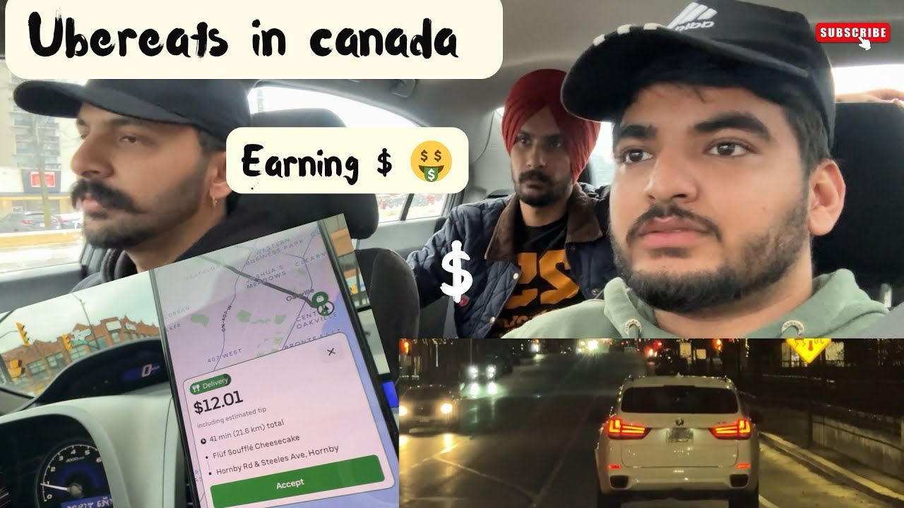 #Ubereats Earning in Canada 🇨🇦 Reality of Canada 🍁 Dark Reality !