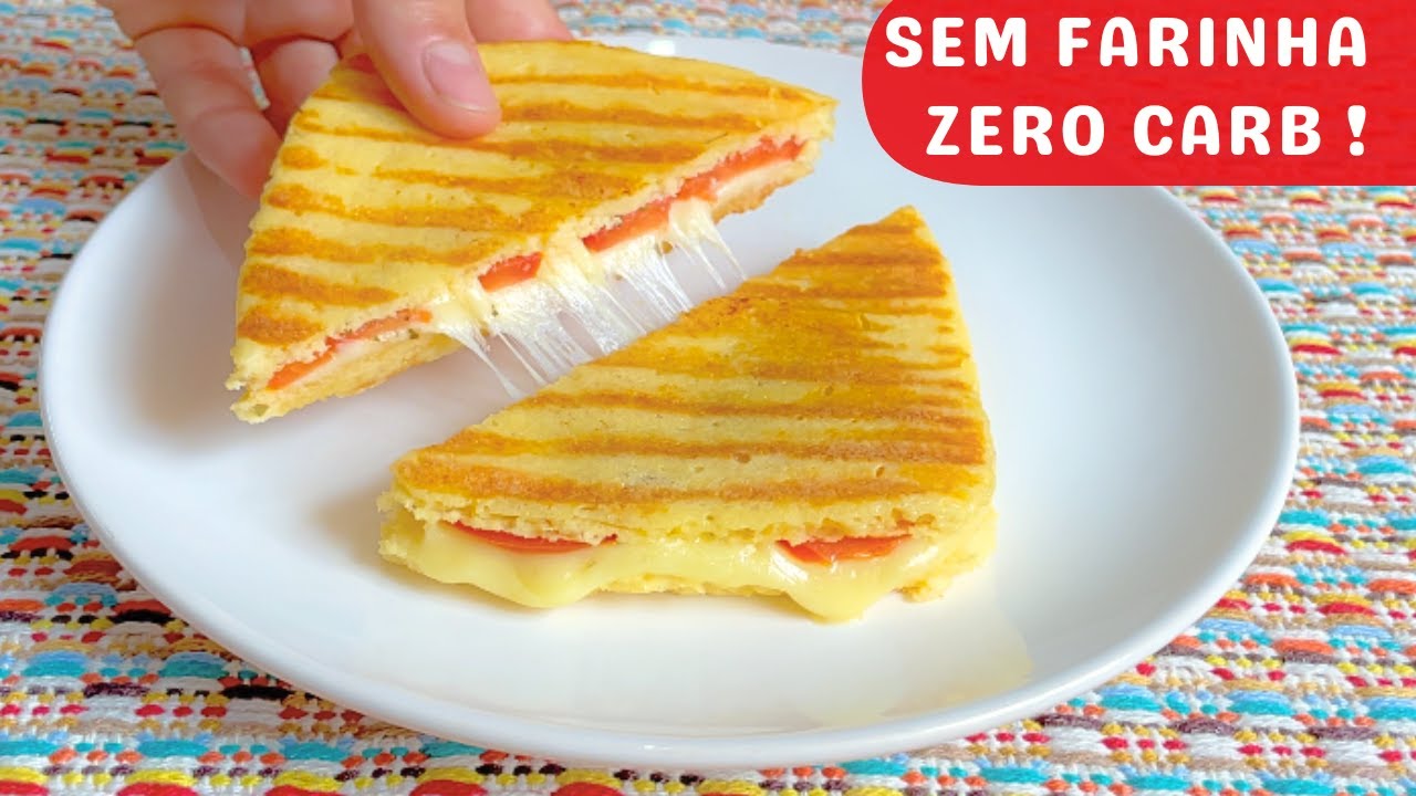 Substitua o Pão! Zero Carboidratos | Pronto em 5 minutos | Não Coma Pão