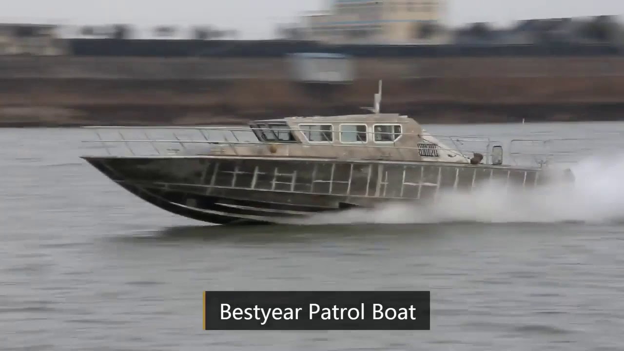 Bestyear High-Speed Patrol Boat 1950 | Water Trial