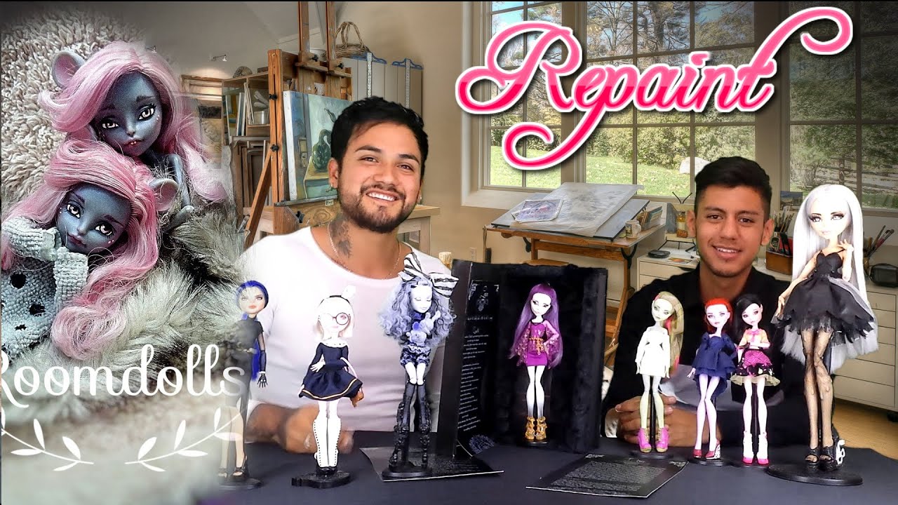 COMO HACER REPAINT A UNA MONSTER HIGH - Tips y Revision de muñecas con repaint
