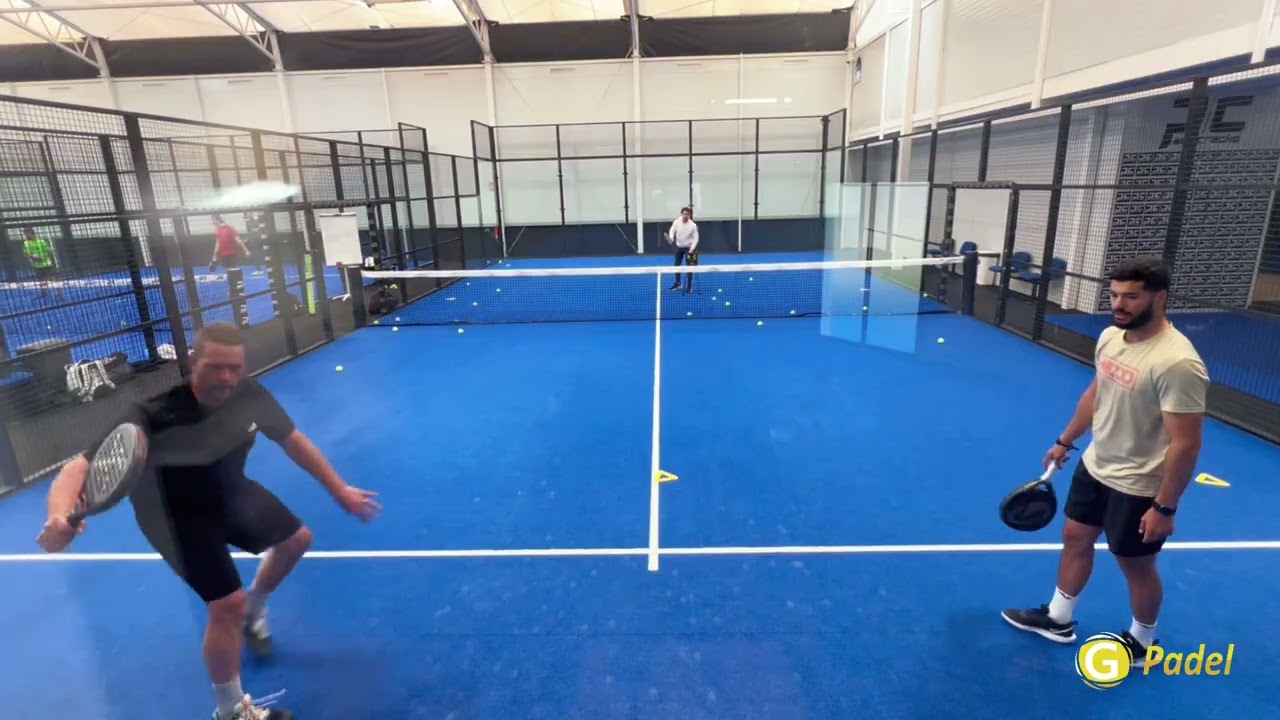 PADELCRACKS BY GPADEL ACADEMY. Miércoles 18/02/26. Cristian/Jorge & Nacho/Antonio. Salida pared. 