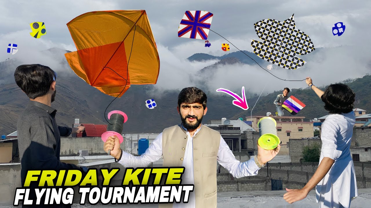 Friday kite flying tournament*Aj 0.22 joker ny dhad tawa say taiz hawa min sara asman khali kr dia😱