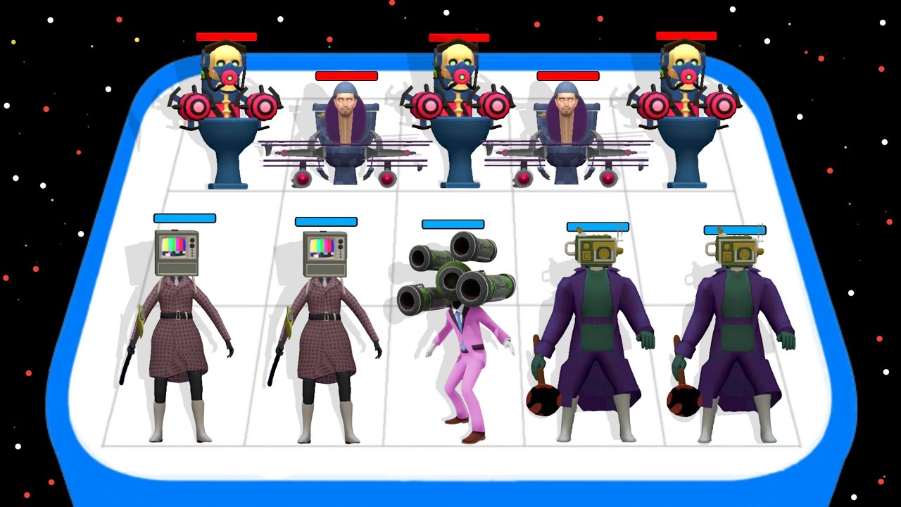 Merge Sink Camera Toilet Monster P2, Multiverse Toilet, Merge Skibdi Toilet Merge War Gameplay
