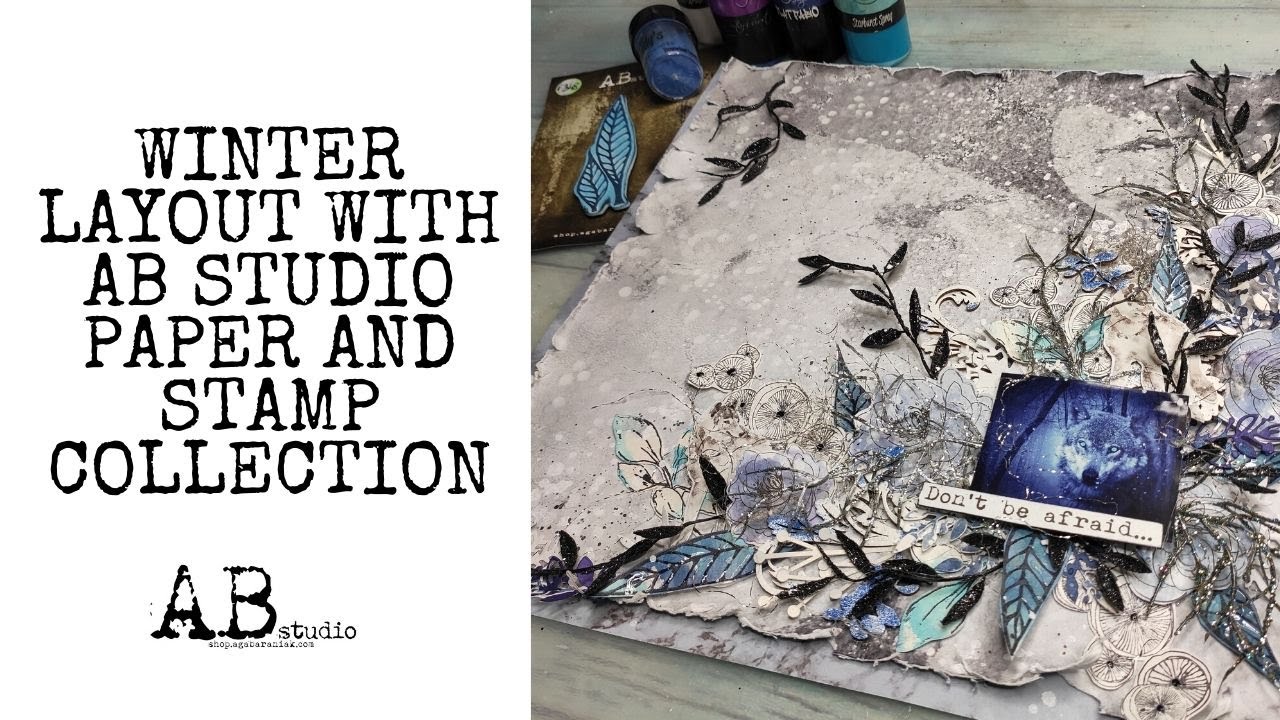 Easy winter layout with Asia Marquet/ Lemon Creation