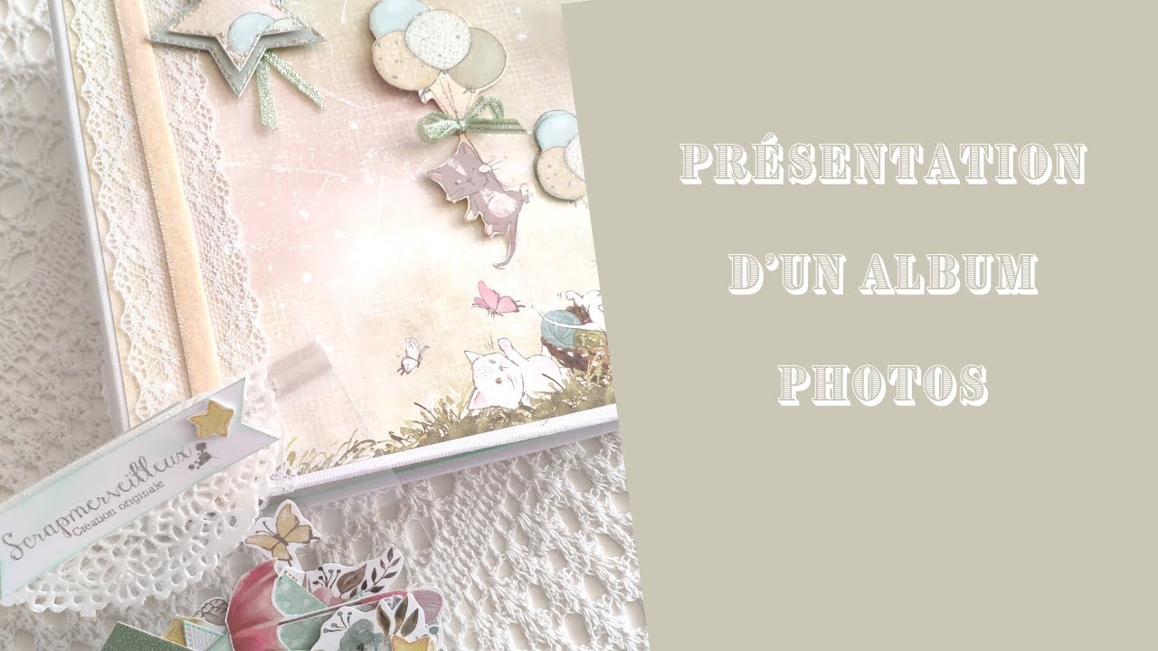 #scrapbooking #Album Naissance jumeaux