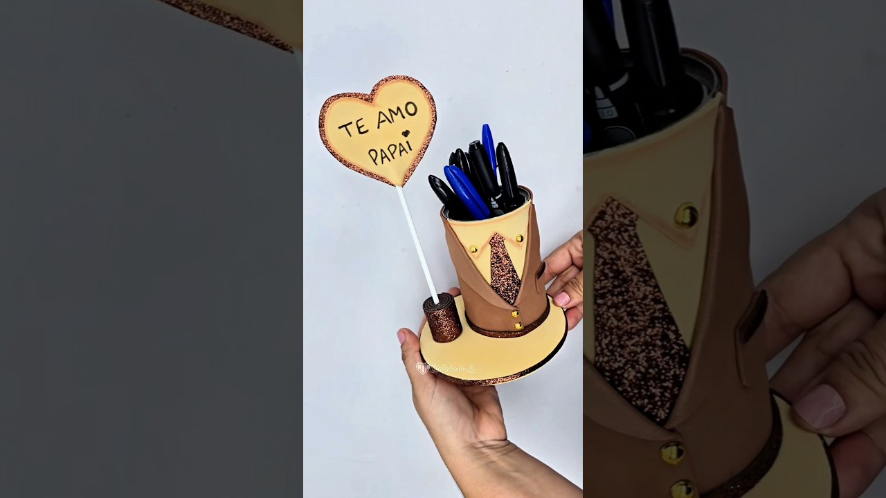 Dica Econ&ocirc;mica: Lembrancinha F&aacute;cil de Dia dos Pais!#diy #ideiasbrilhantes #diadospais #shorts