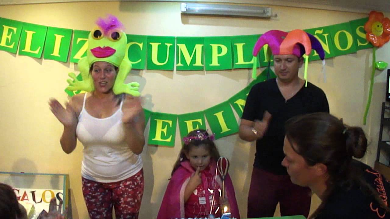 Salón Evaristo´s; Cumple 5 de josefina: Ceremonia de La torta