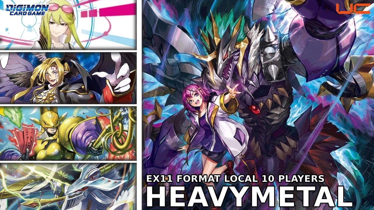 &iquest;El MEJOR mazo de las NOVELAS? 🎸 Evolution Cup 2026 con HeavyMetaldramon | Digimon TCG