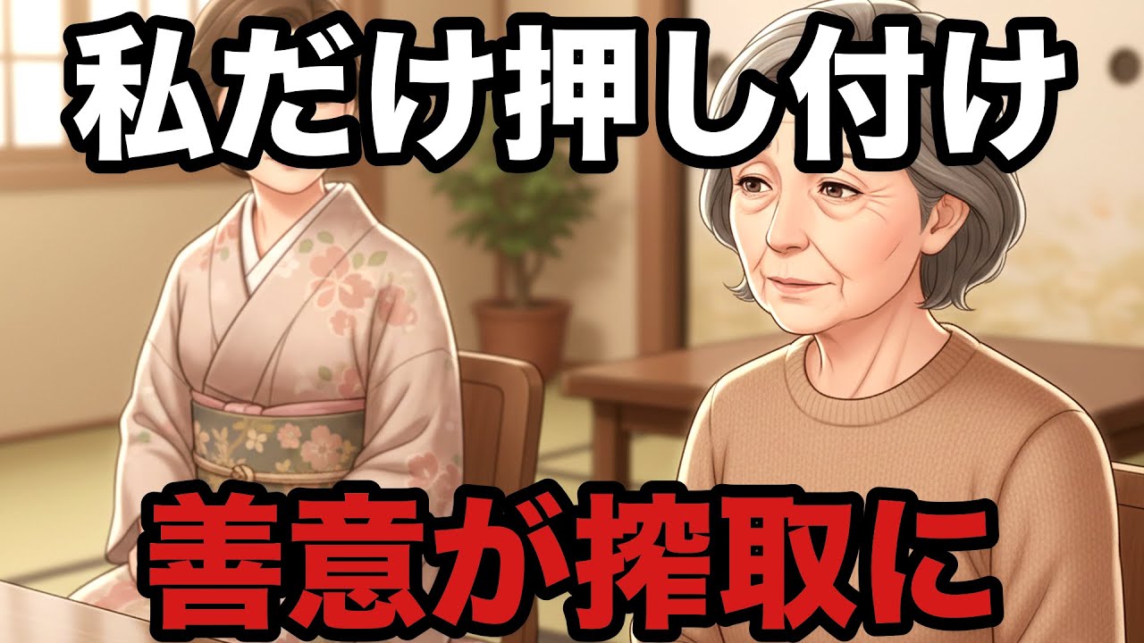 ボランティアで私だけ押し付けられる｜善意が搾取になる夜
