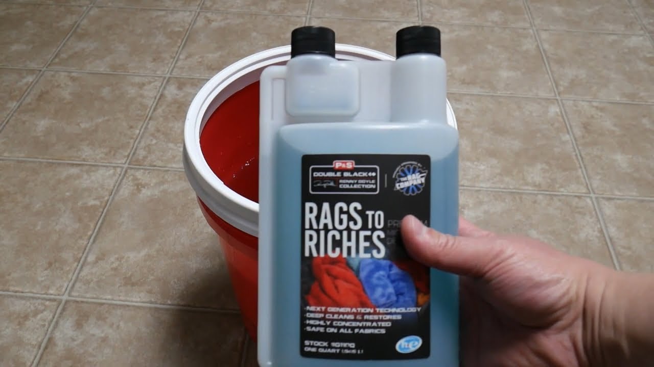 Rags to Riches Microfiber Detergent ( The Rag Company + P&S )
