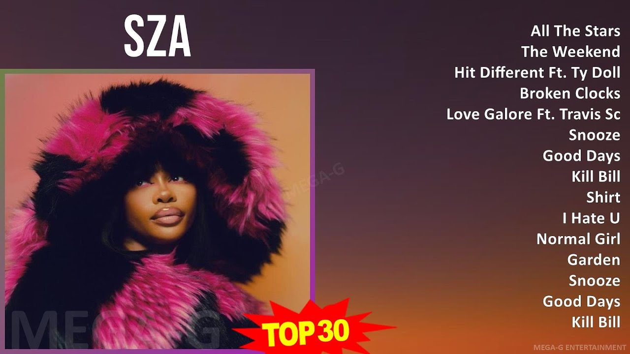 S Z A 2024 MIX The Very Best ~ 2010s Music ~ Top Alternative R&B, R&B Music