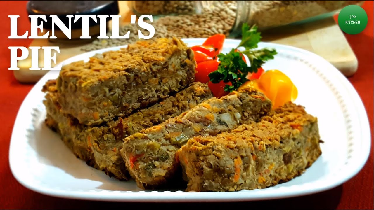 LENTIL PIE RECIPE | How to Make Lentil Peas Pie | Easy Lentil Recipe