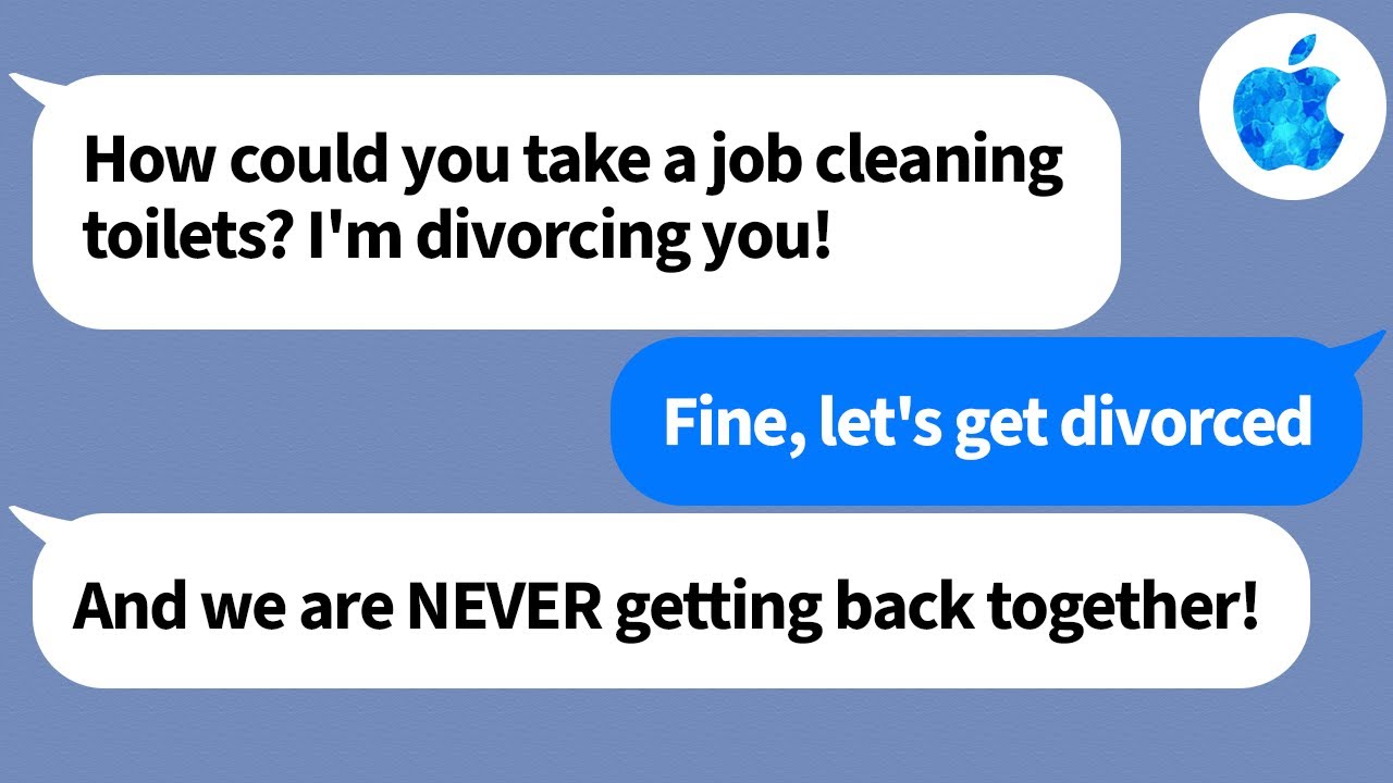 【Apple】My wife divorced me, but tried to come crawling back when she realized her mistake