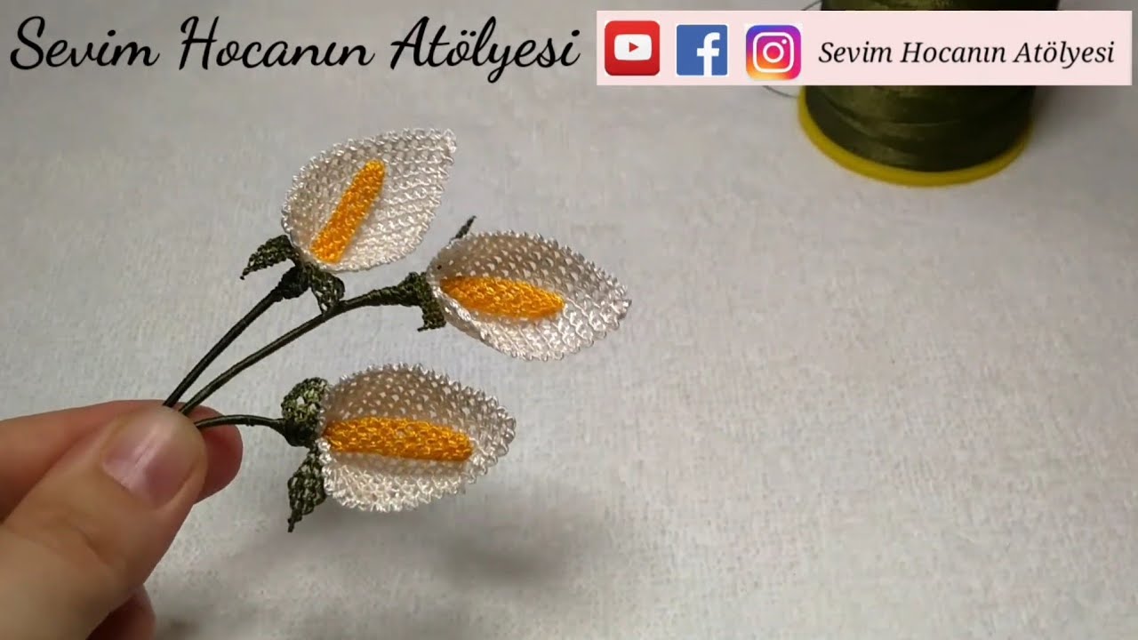 31. MODEL Gala Çiçeği Borusu ve Yeşil Taç Yaprak Yapılışı