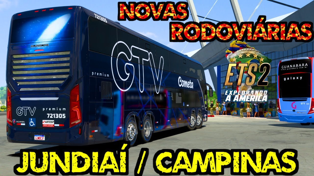 FICOU MAIS REALISTA!!! JUNDIAÍ / CAMPINAS | MAPA EAA   (BUSSCAR VISSTABUSS DD CD3D SHOP)
