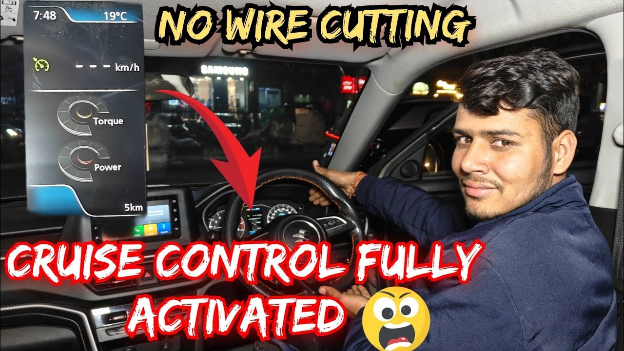 Brezza Cruise control fully activated | No Wire Cutting 😱| Cruise Control | Suzuki Brezza 2025 