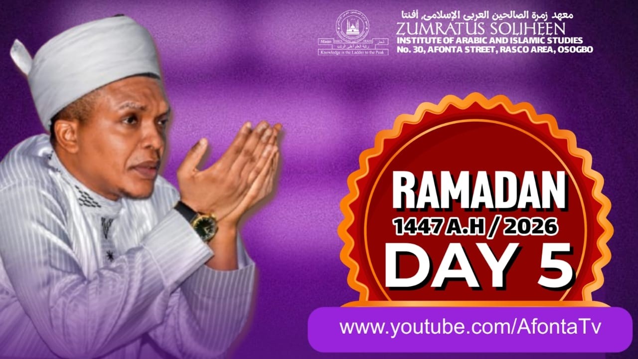 RAMADAN TAFSEER 2026 | Day 5 | Quran 2:213 | Sheikh Muhammad Qoseem Abduwahab Baani Afonta