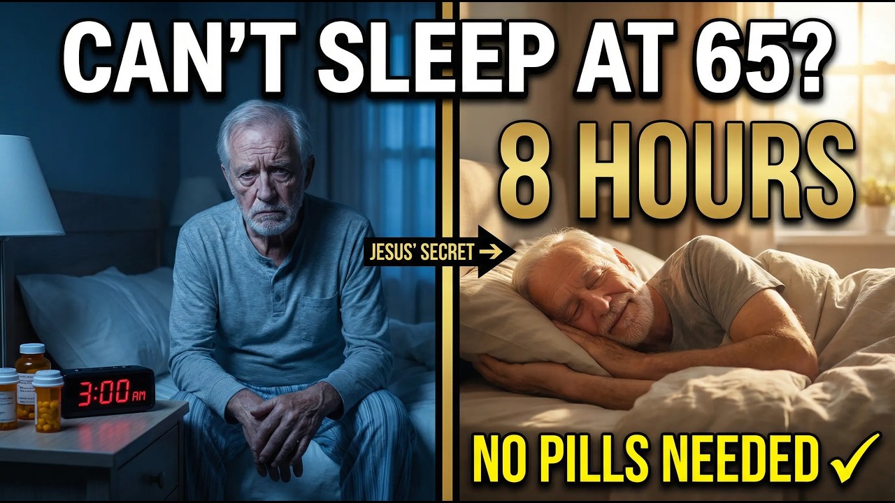 Can't Sleep at 65? Jesus' 8-Hour Secret Still Works (No Medications)