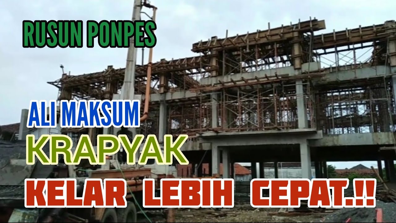 Rusun Ponpes Ali Maksum: Kontraktor Ngebut, Bakal Rampung Lebih Cepat