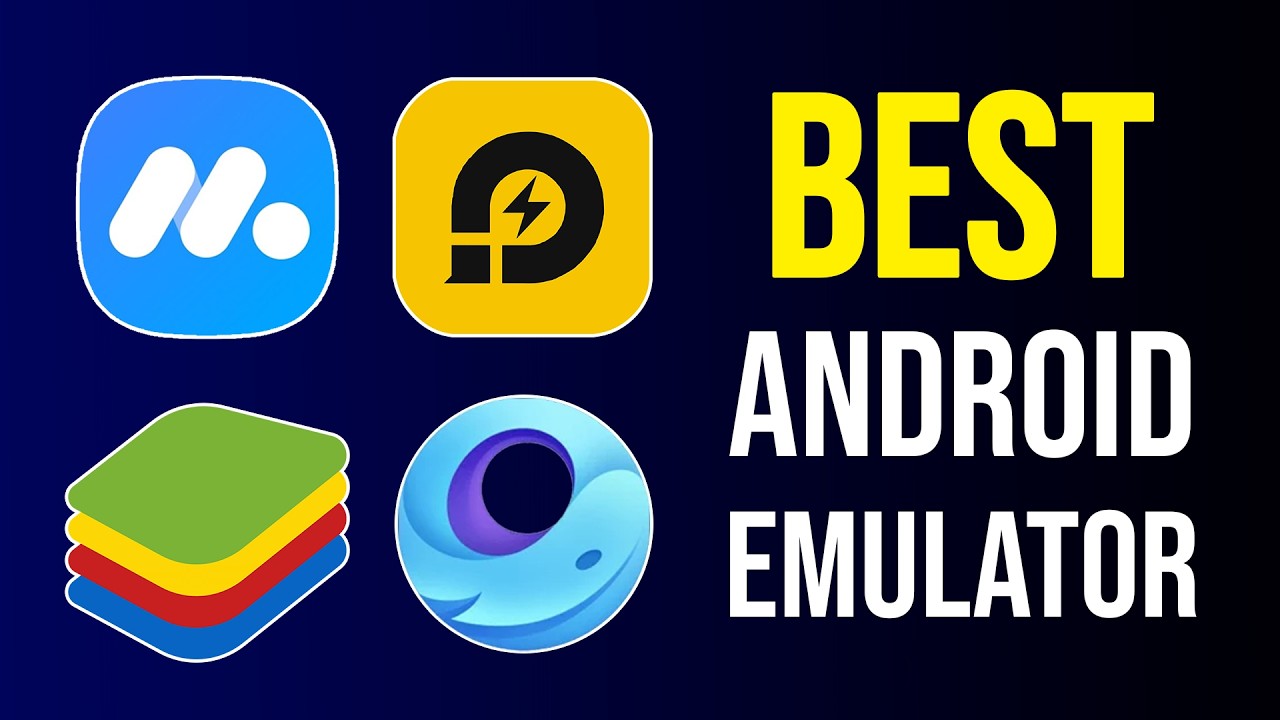 4 ЛУЧШИХ эмулятора Android для ПК! (2026)