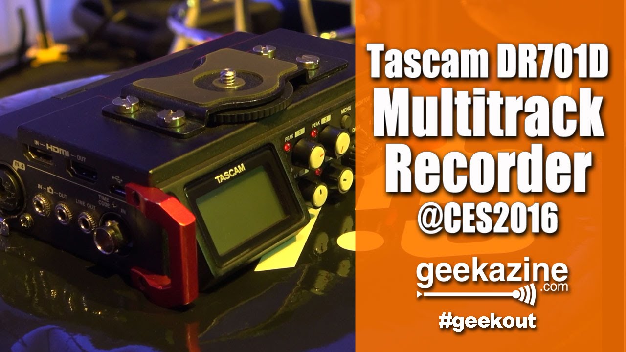 Checking out Tascam DR-701D with Timecode Sync for Great Video