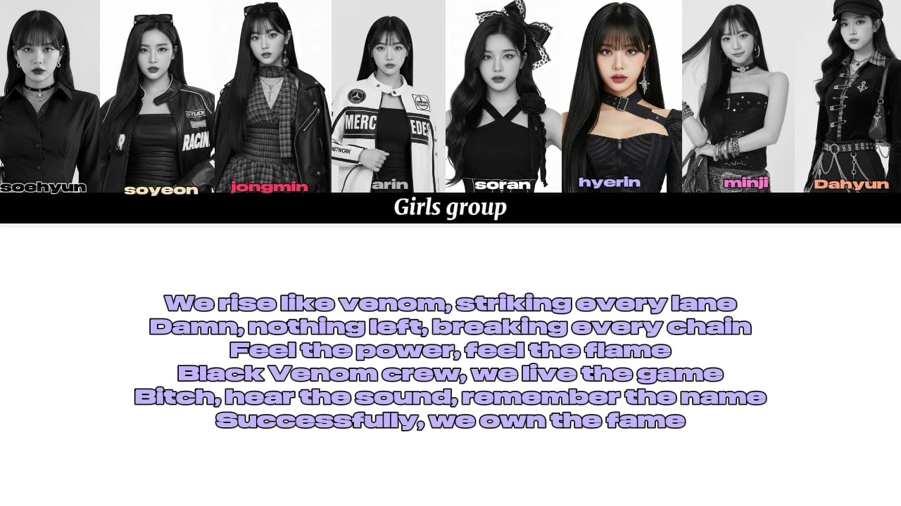 Girls group - 'Black Venom'