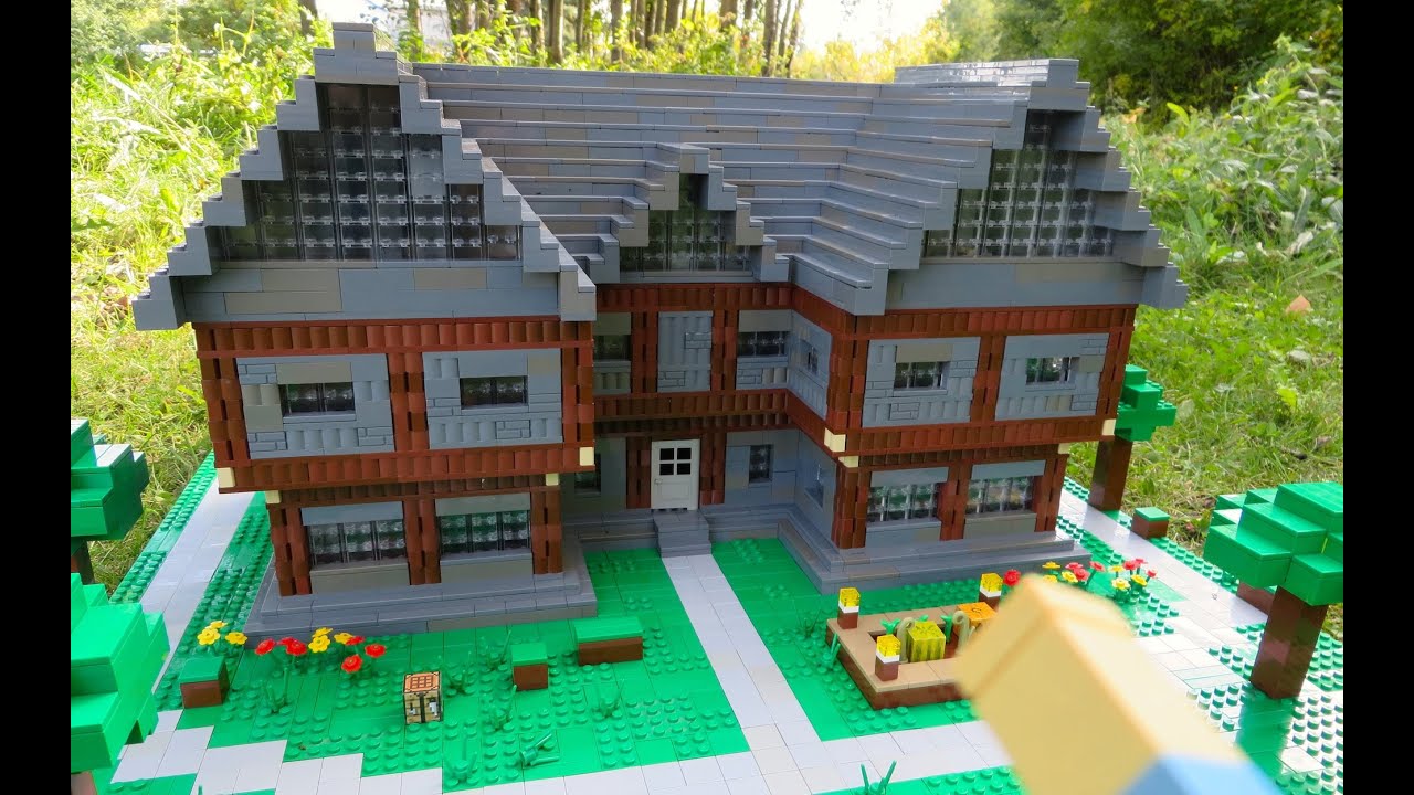 LEGO Minecraft Дом Стива
