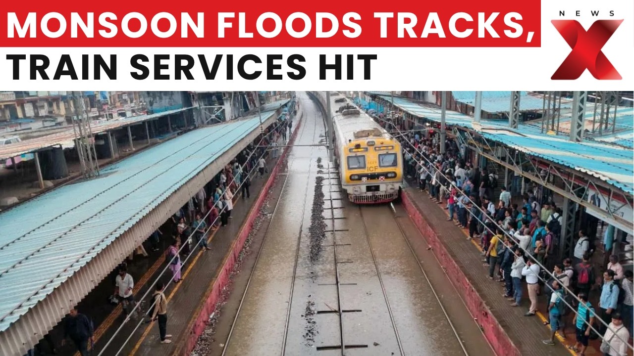 Maharashtra Rains: Railway Tracks Submerged, Train Services Disrupted As Heavy Monsoon Continues