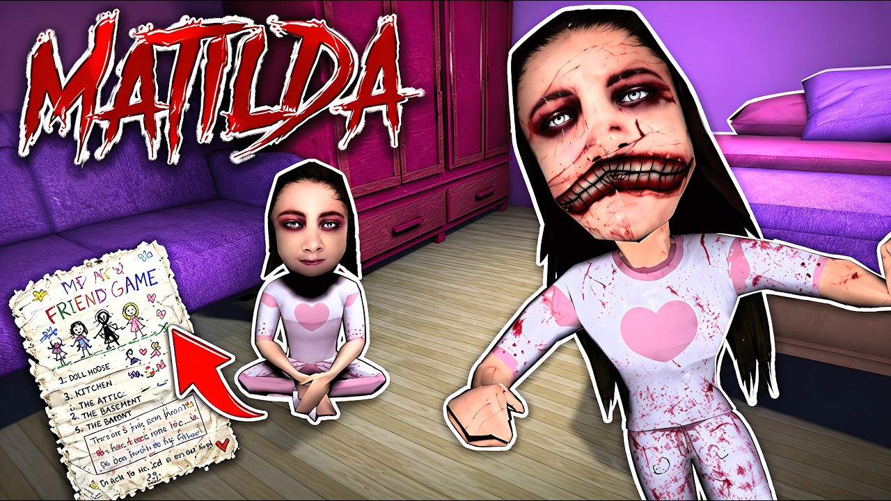 MATILDA - Complete Walkthrough & Ending - RED CAP GAMES - Possessed Sister Horror PSX full game