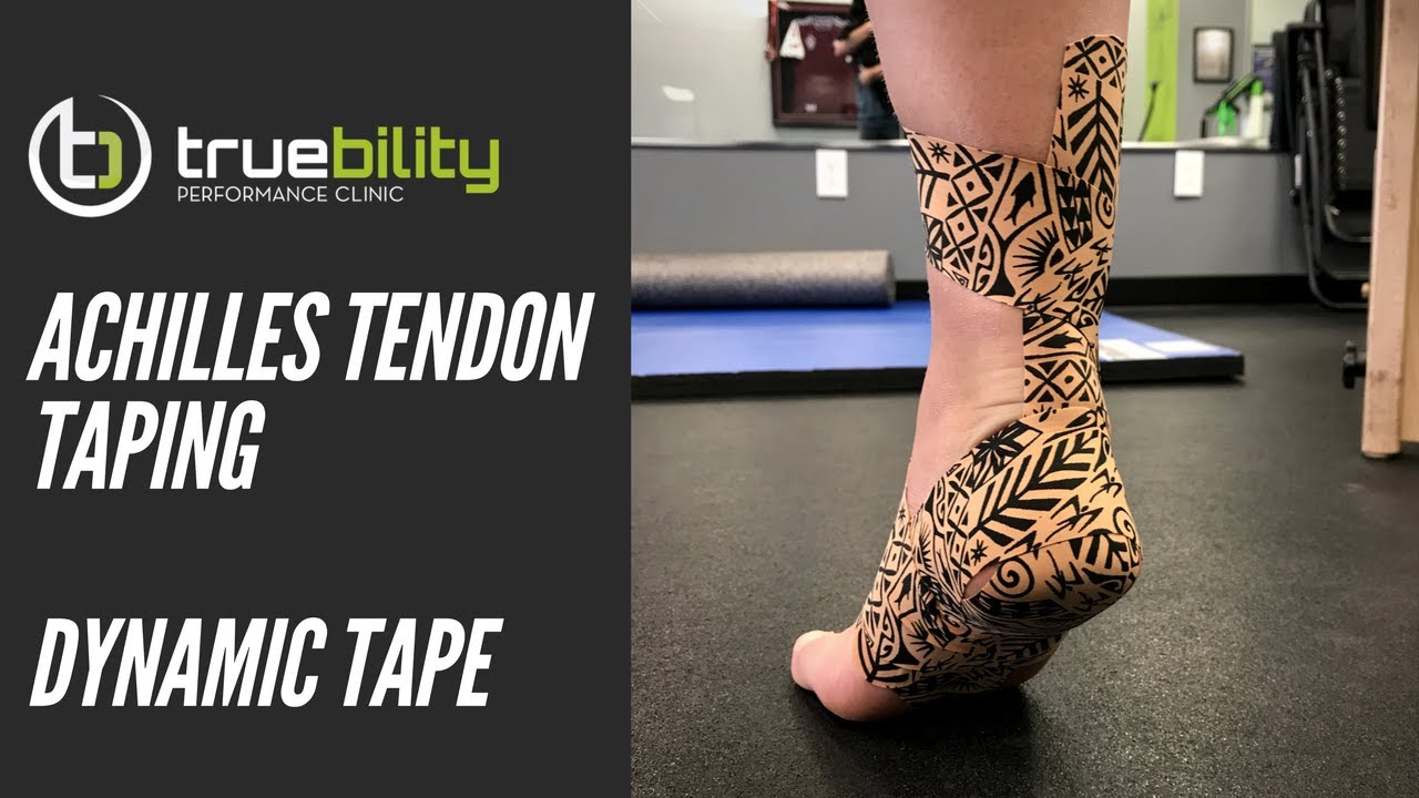 Lateral Achilles Taping - Dynamic Tape | Truebility | Dr. Garrett Neff