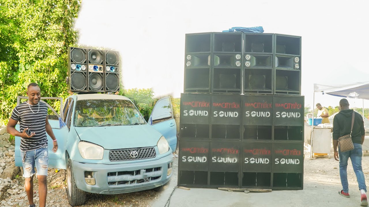Sounds From Out Of St. Thomas Setting Up | City Lock And Echo Waves Sound System Sept 13, 2025