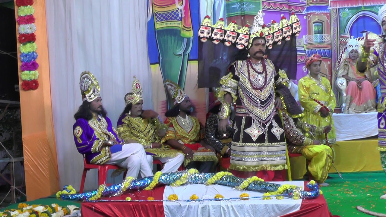 #रामलीला #रावण #बाणासुर संवाद रामलीला मंडल पिपलिया द्वारा साईं मंदिर सिराली में प्रस्तुति
