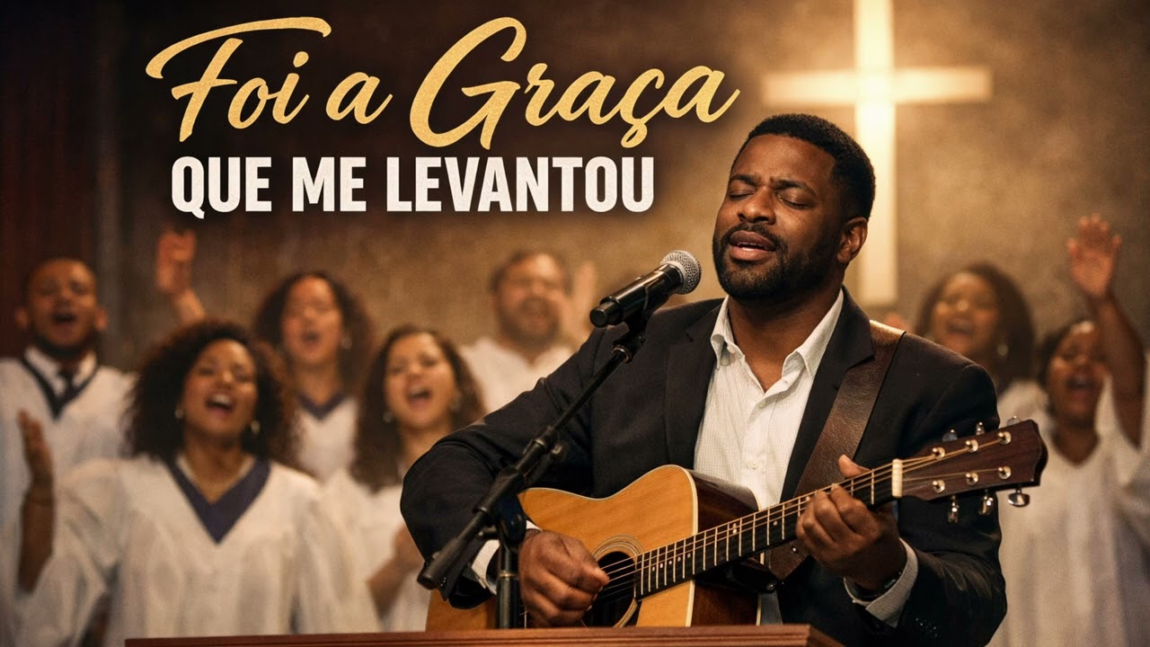 FOI A GRAÇA QUE ME LEVANTOU | Louvor Gospel Inspirador
