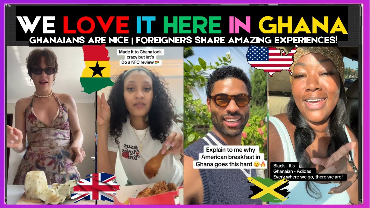 🇬🇭🇺🇸 WE LOVE IT HERE IN GHANA, GHANAIANS ARE NICE | FOREIGNERS SHARE AMAZING EXPERIENCES | Kamma Dyn