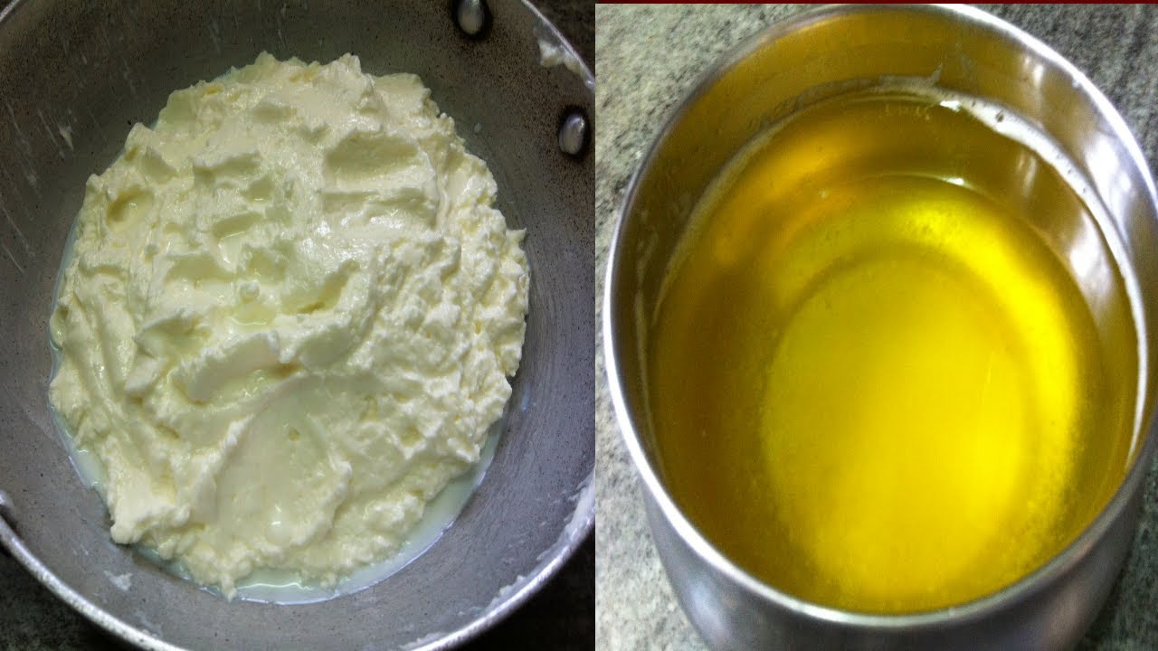 How To Make Butter And Ghee At Home From Fresh Milk Cream Malai | In English