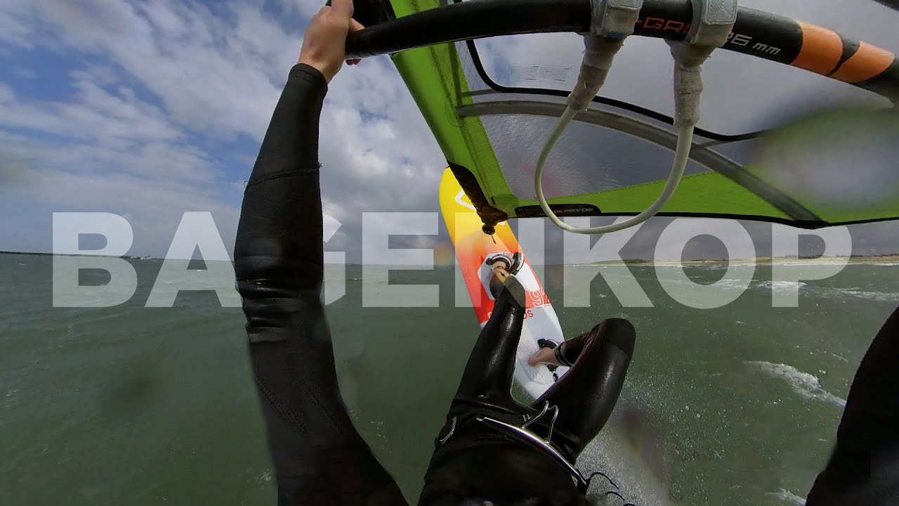 Windsurfing in Bagenkop with my new mb wildcat.