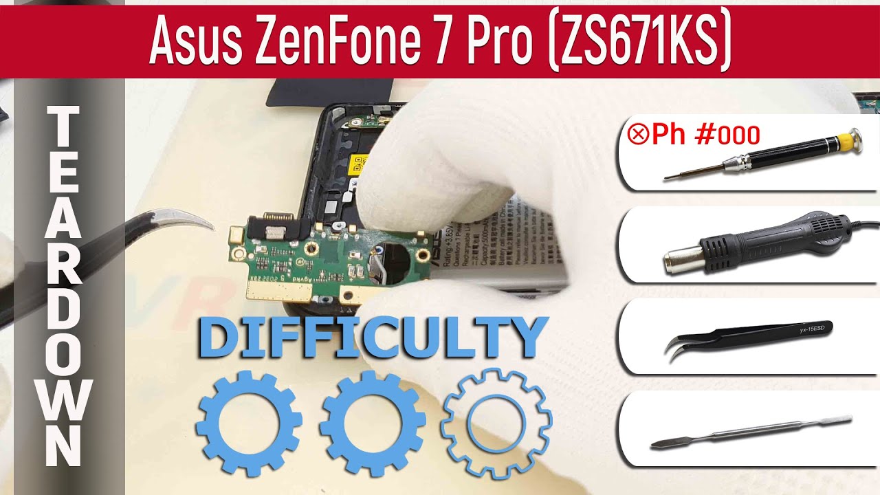 Asus ZenFone 7 Pro ZS671KS 📱 Teardown Take apart Tutorial