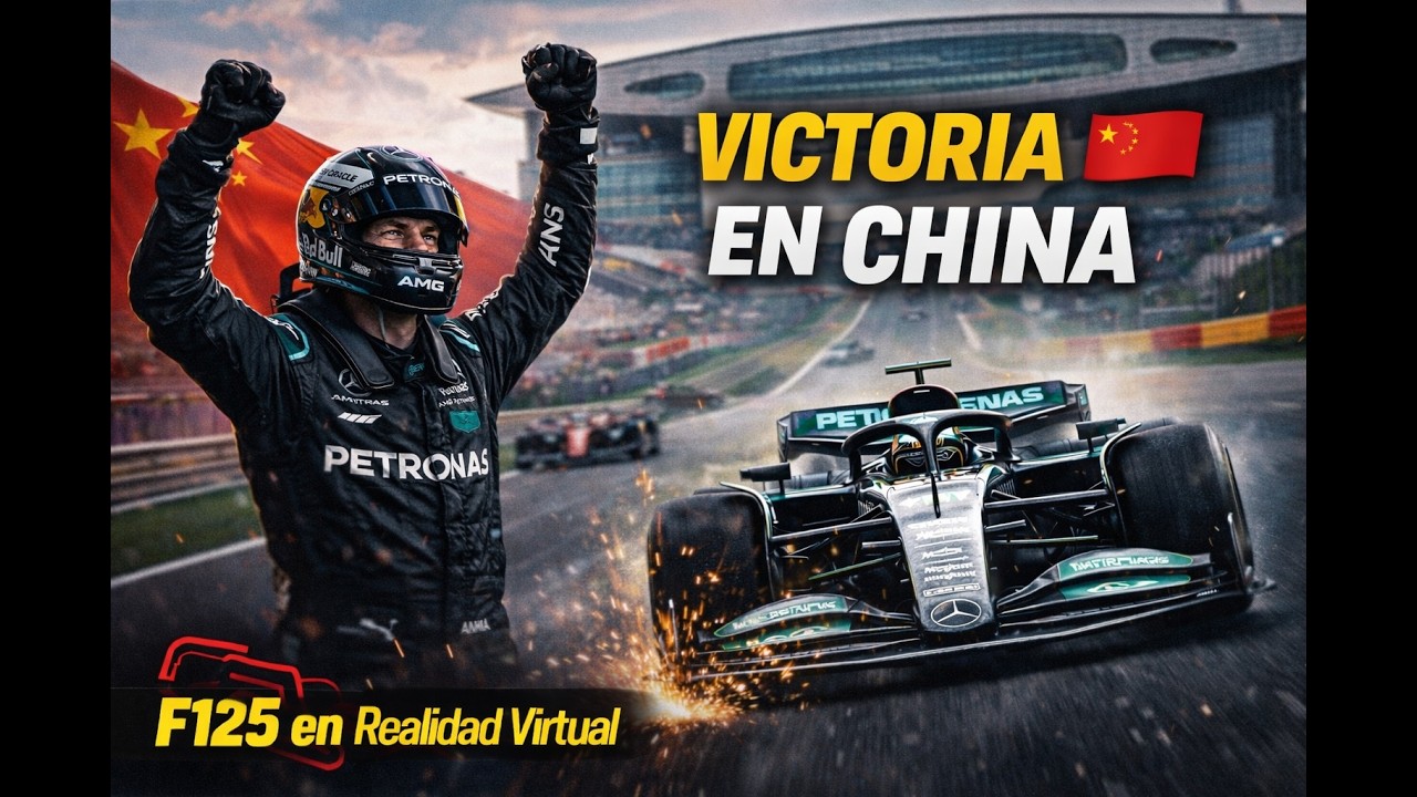 VICTORIA EN CHINA 🇨🇳 | Verstappen con Mercedes | F125 en Realidad Virtual POV