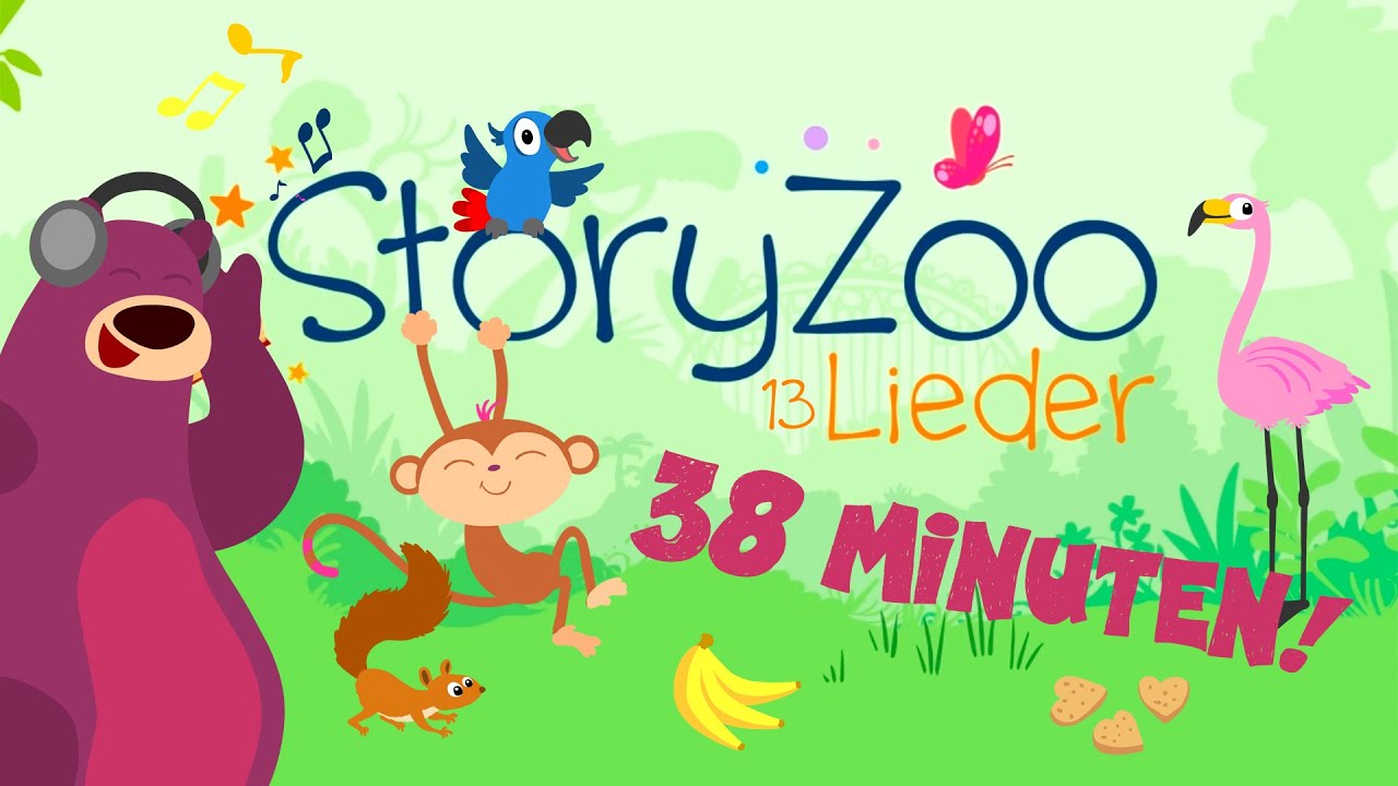 StoryZoo 13 Lieder Kompilation &bull; 38 minuten 💥 | Cartoons f&uuml;r Kinder 😀🎉