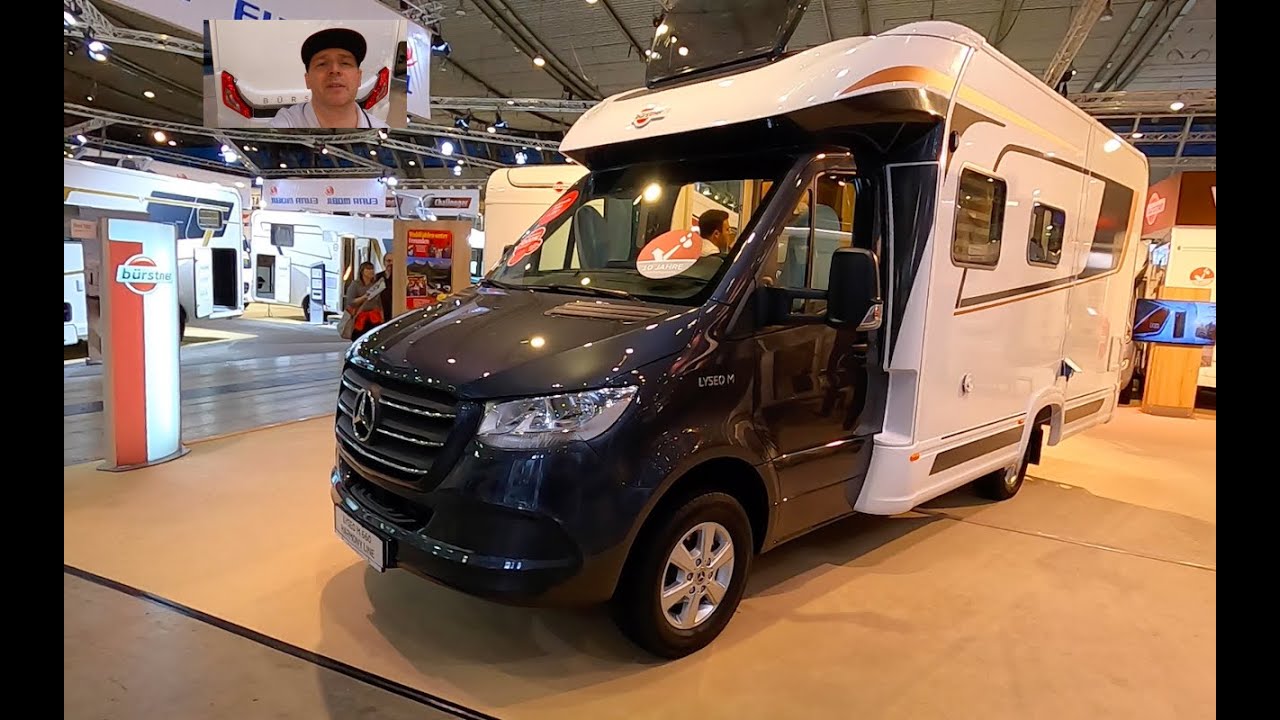 Bürstner Lyseo M 660 harmony line RV Camper Van car by Hymer Mercedes walkaround and interior V2430