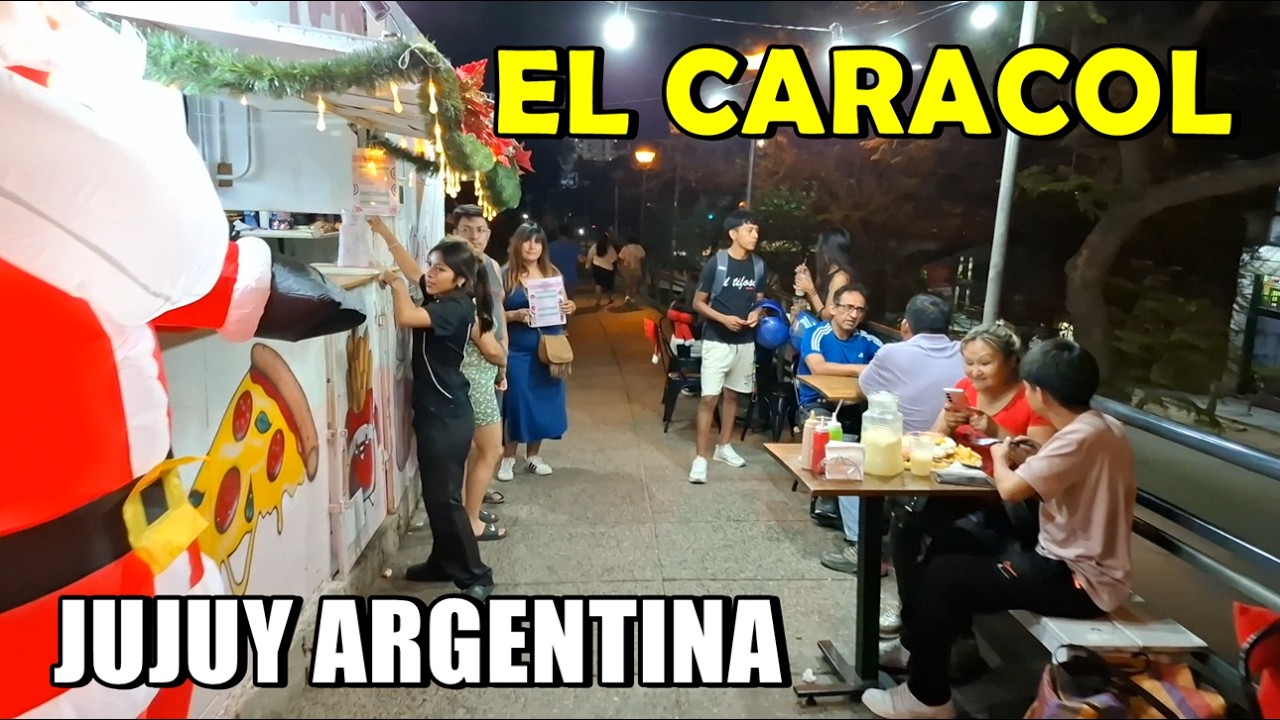RECORRIENDO LA FERIA DE AZOPARDO DE NOCHE | PASEO DEL CARACOL | JUJUY | NORTE DE ARGENTINA