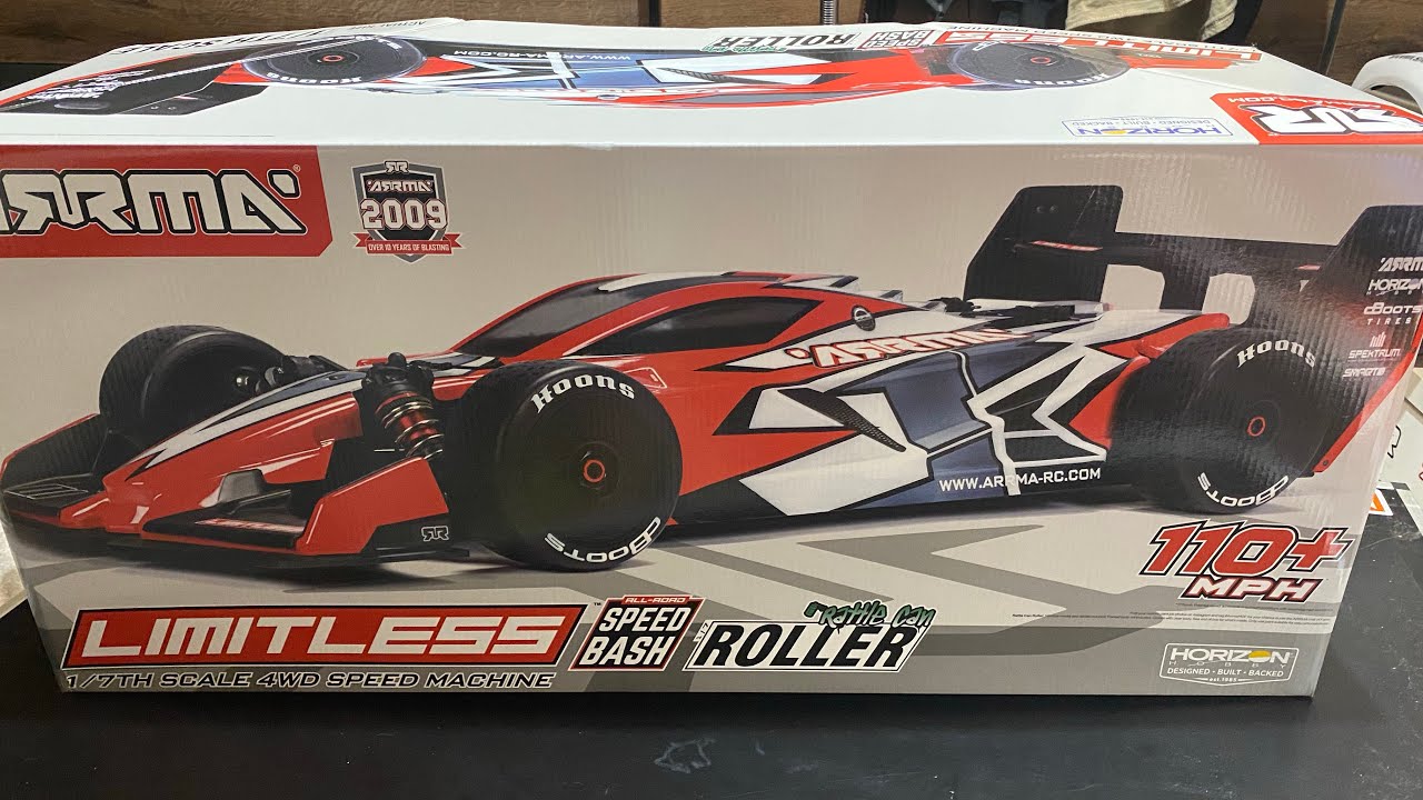 Arrma Limitless V2 Unboxing Deutsch￼￼ Vergleich alt und neu