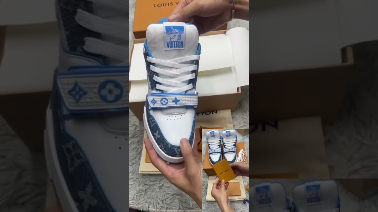 Unboxing LV trainer with unique Monogram 😍😍