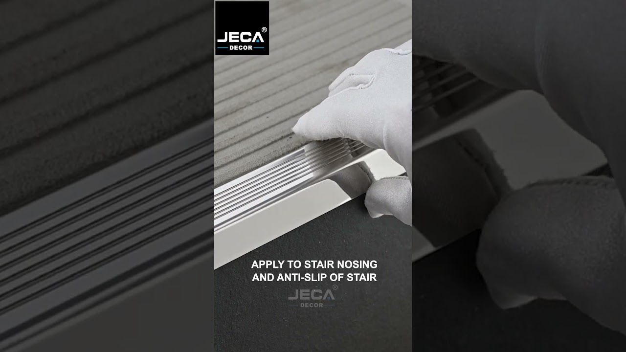 Easy Steps to Install Stainless Steel Stair Nosing. #304 #stainlesssteel #tiletrim  #stairnosing